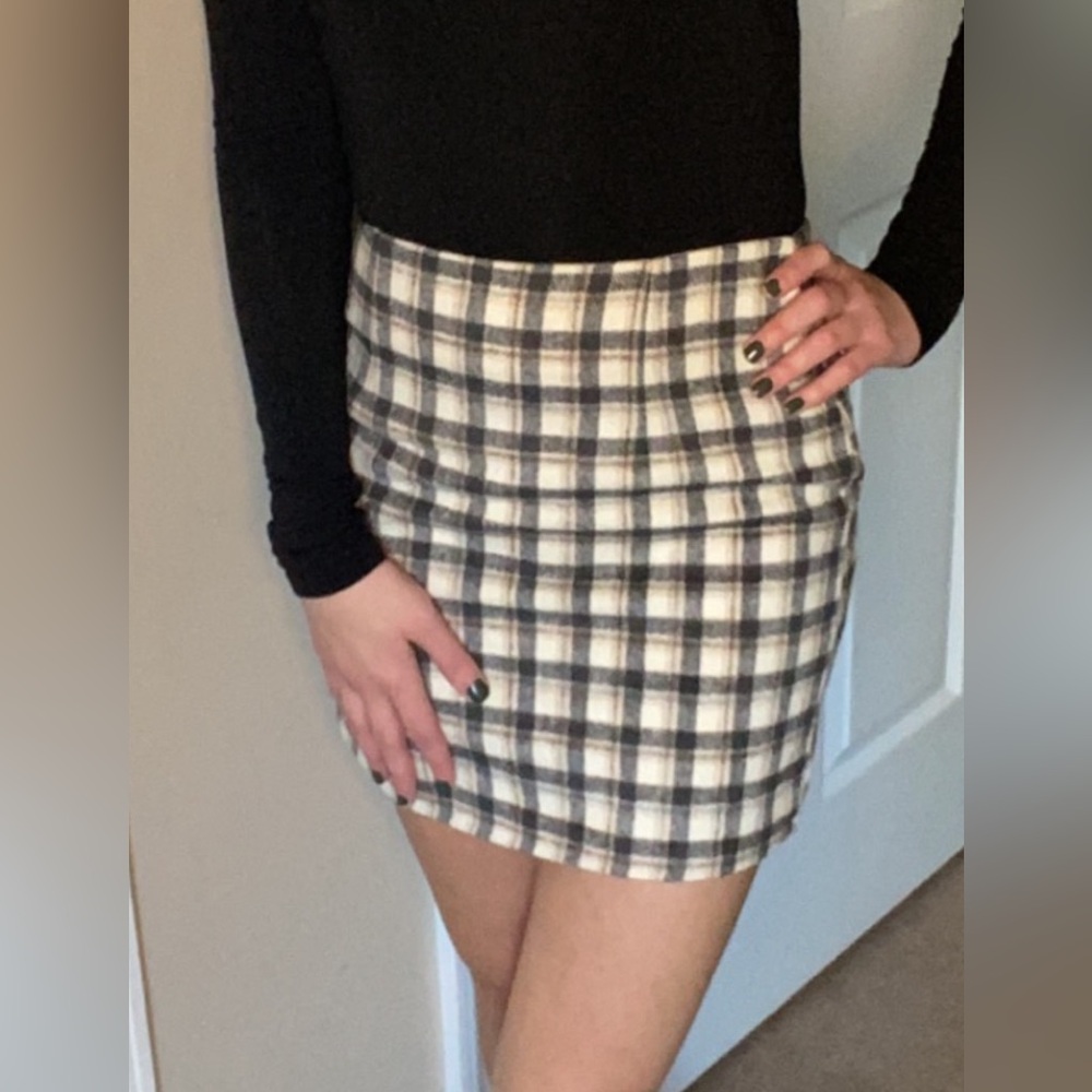 Windsor plaid mini skirt